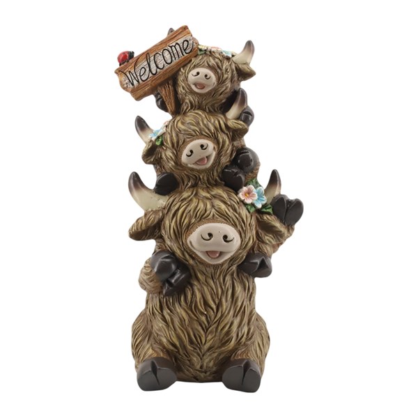 Highland Welcome Trio 28x55cm Highland Welcome Trio 28x55cm