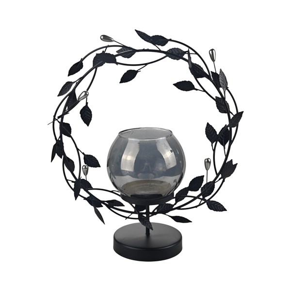 Leaf Round Tealight Holder 28 x 33cm Leaf Round Tealight Holder 28 x 33cm