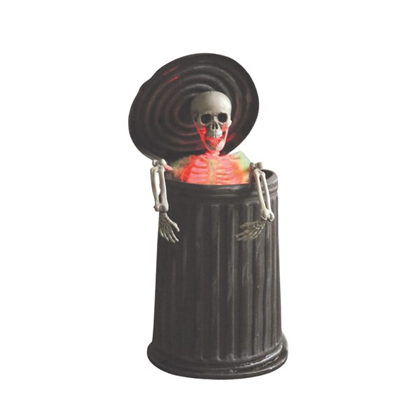 LED Animated Bin & Skeleton 30cm LED Animated Bin & Skeleton 30cm