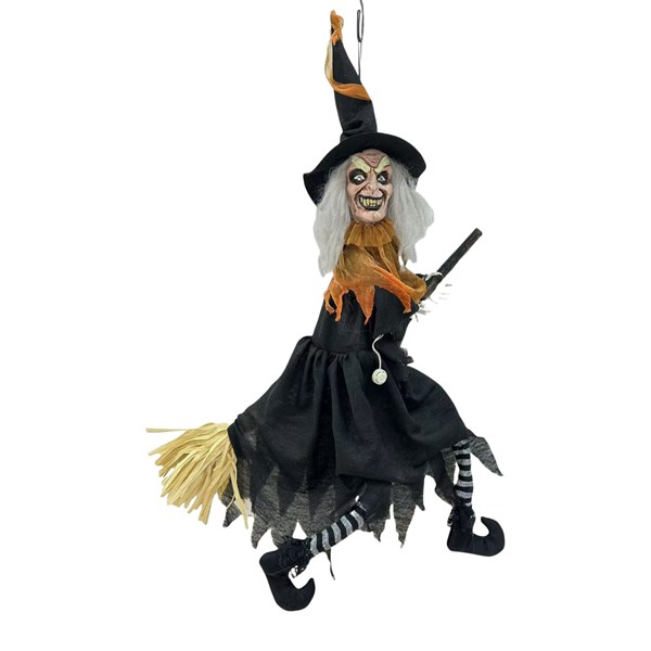 LED Animated Flying Witch 70cm LED Animated Flying Witch 70cm