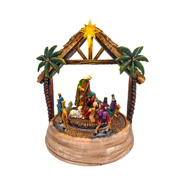LED Animated Nativity 21.5cm LED Animated Nativity 21.5cm