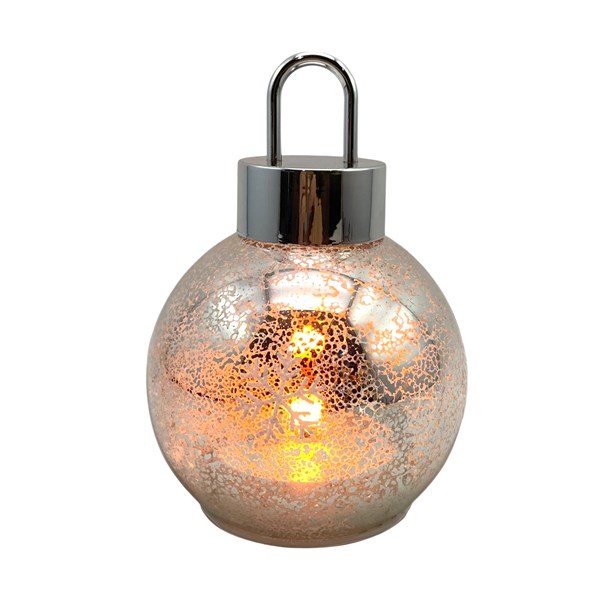 LED Antique Glass Bauble 12x16cm LED Antique Glass Bauble 12x16cm