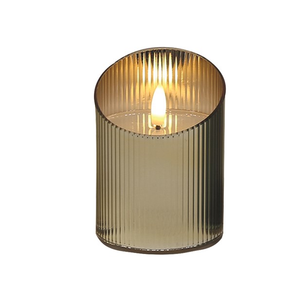 LED Candle Gold 7.5x10cm LED Candle Gold 7.5x10cm
