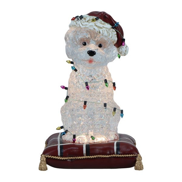 LED Christmas Dog Spinner 21cm LED Christmas Dog Spinner 21cm