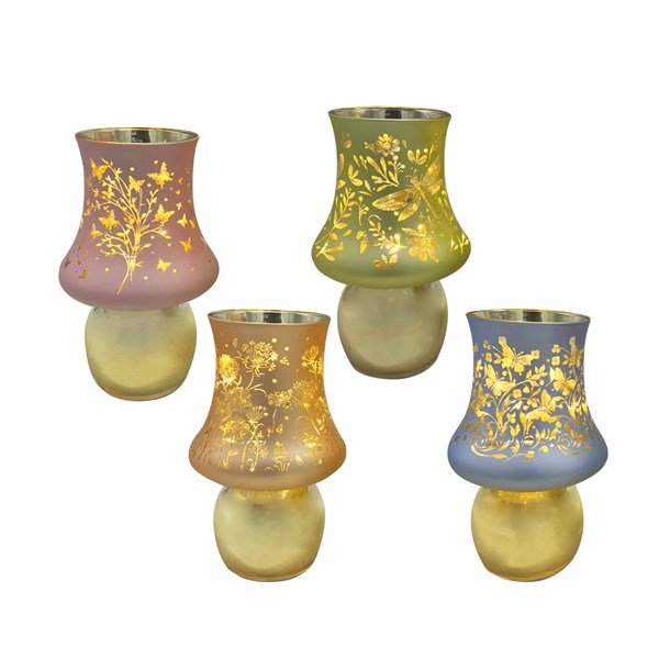 LED Deco Lamp 18cm 4 Asst