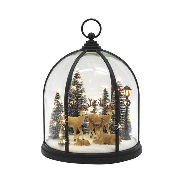 LED Deer Dome Lantern 26x31cm LED Deer Dome Lantern 26x31cm