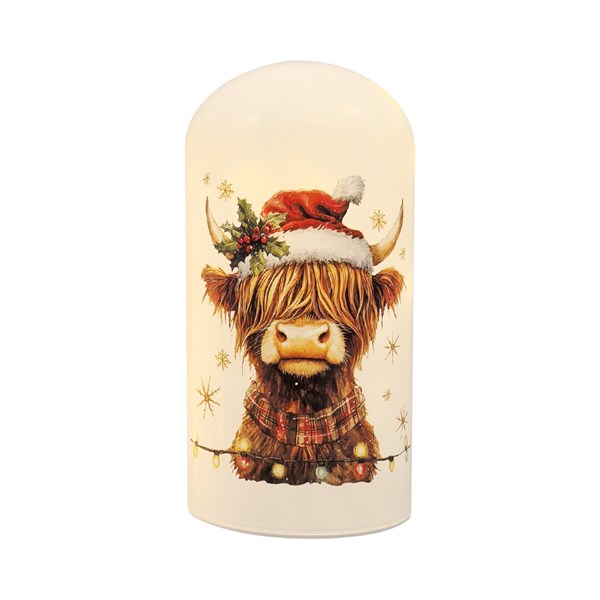 LED Dome Highland Cow 20cm LED Dome Highland Cow 20cm