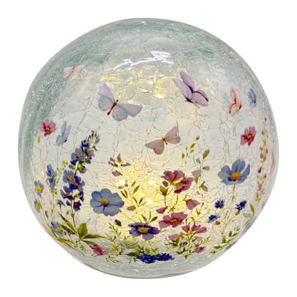LED Floral Butterfly Ball 15cm LED Floral Butterfly Ball 15cm