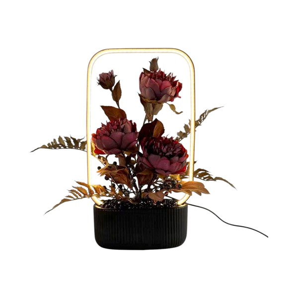 LED Floral Lamp Purple 20x37cm LED Floral Lamp Purple 20x37cm