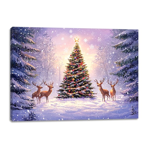 LED Forest Canvas 40x30cm LED Forest Canvas 40x30cm