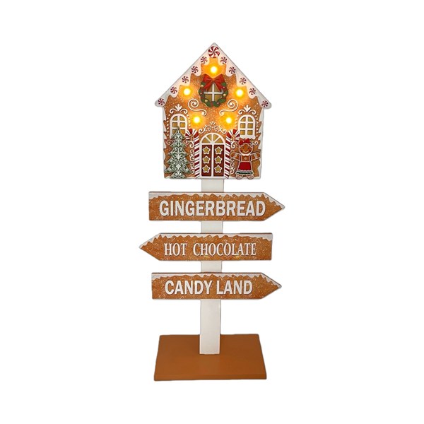 LED Gingerbread Sign 18x46cm LED Gingerbread Sign 18x46cm