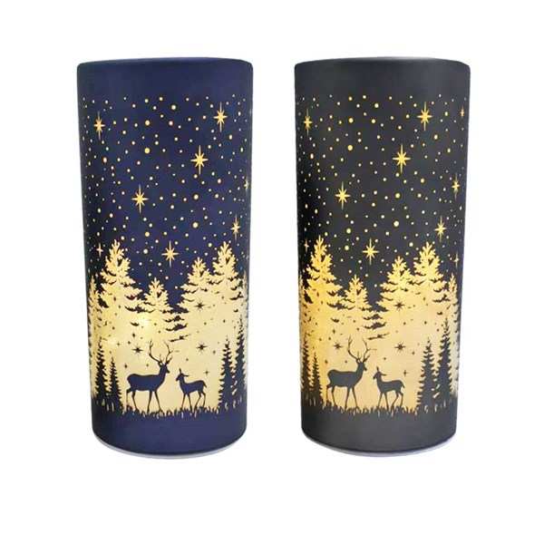 LED Glass Christmas Decoration 20cm 2 Assorted LED Glass Christmas Decoration 20cm 2 Assorted