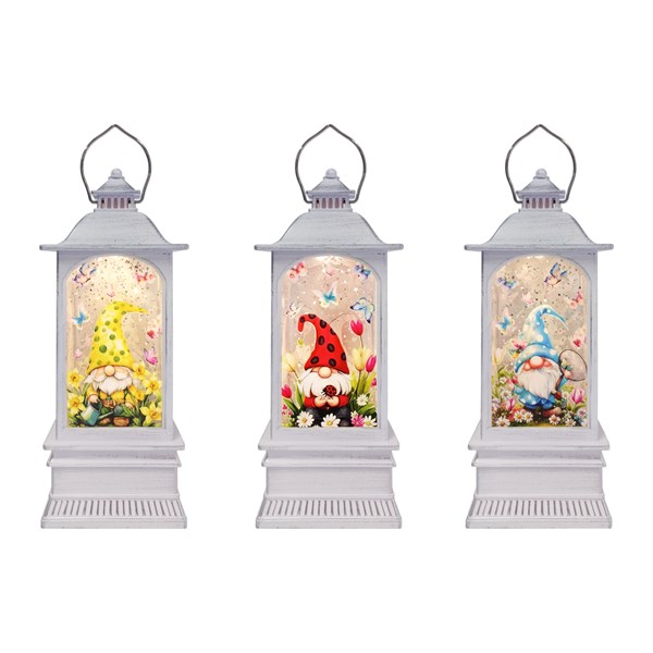 LED Gonk Spinner Lantern 22cm 3 Assorted LED Gonk Spinner Lantern 22cm 3 Assorted