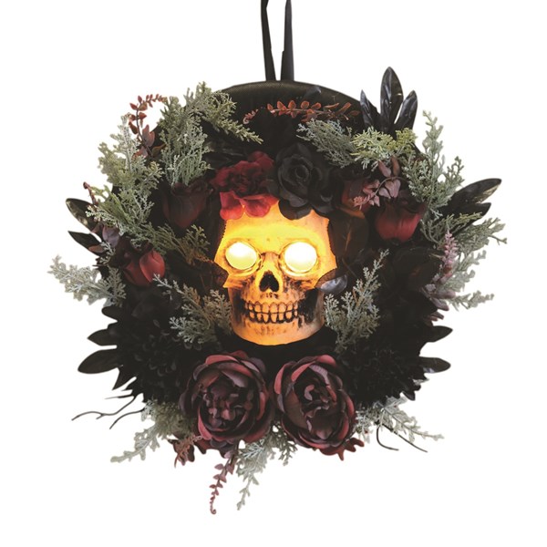 LED Halloween Wreath Sound 40cm LED Halloween Wreath Sound 40cm