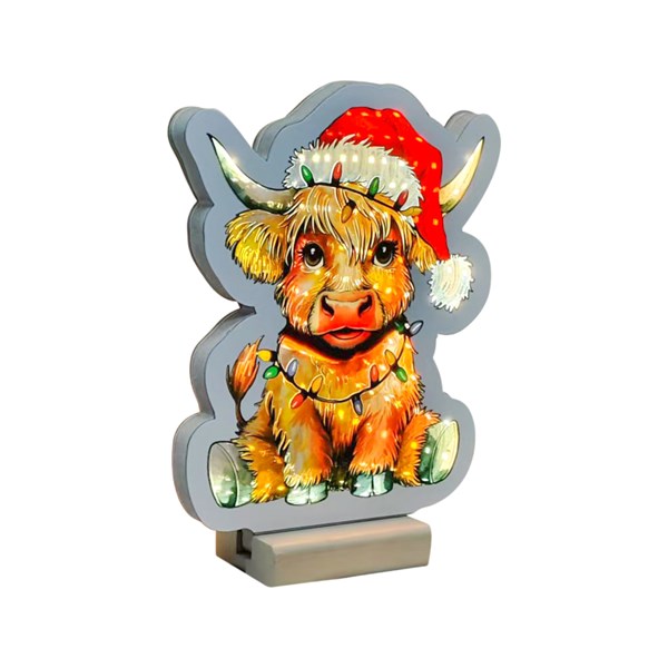 LED Infinity Highland Cow 20cm LED Infinity Highland Cow 20cm