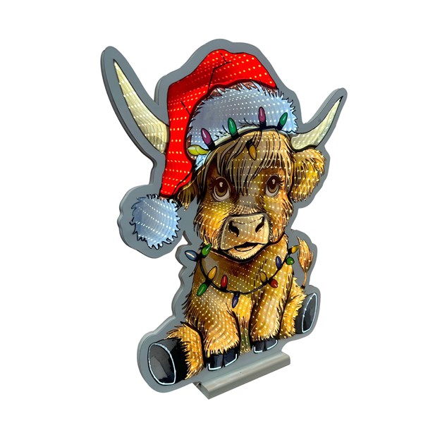 LED Infinity Highland Cow 59cm LED Infinity Highland Cow 59cm
