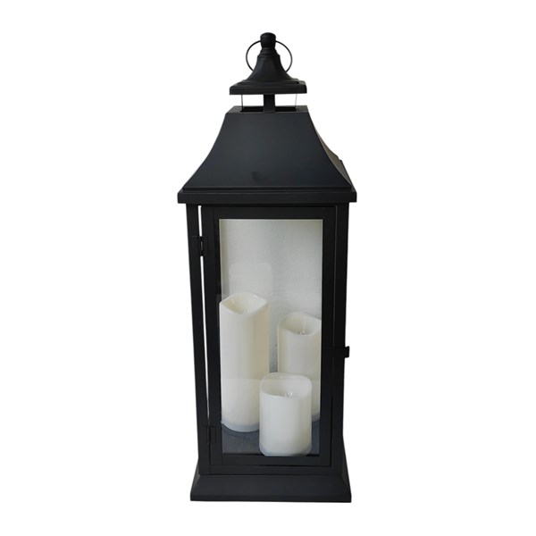 LED Lantern Black 60cm