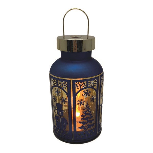 LED Lantern Blue 24cm LED Lantern Blue 24cm