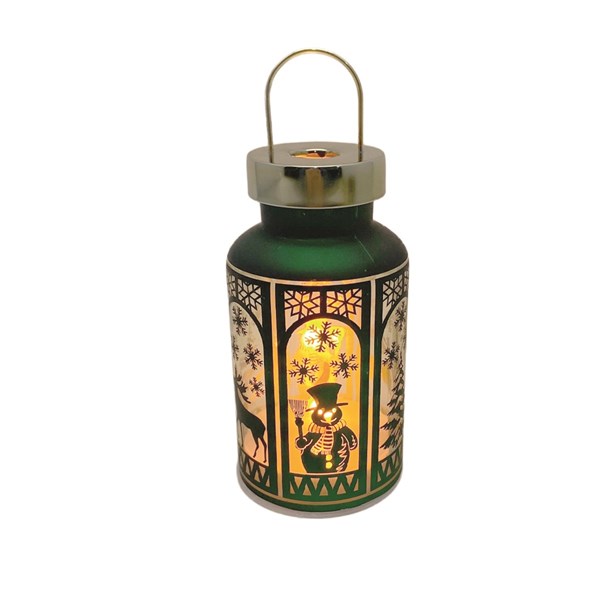 LED Lantern Green 20cm LED Lantern Green 20cm