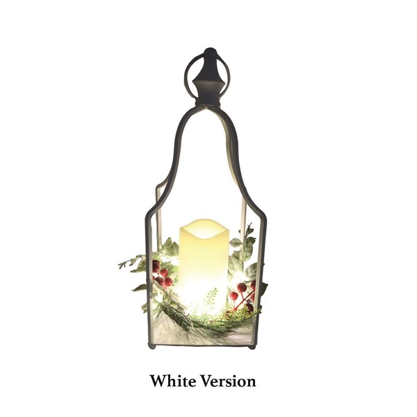 LED Lantern White 15x39cm LED Lantern White 15x39cm