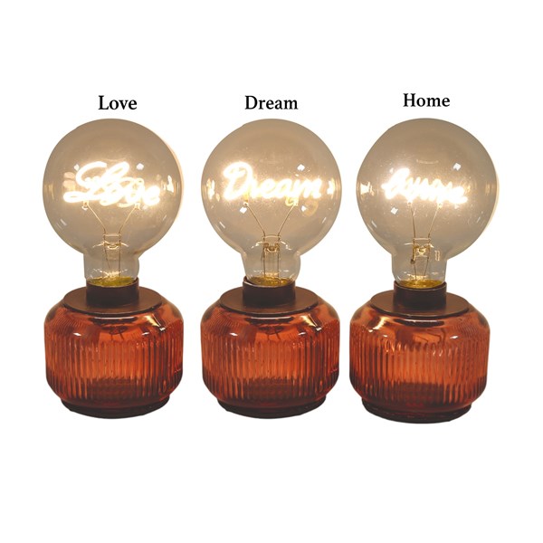 LED Love Home Dream 18cm 3 Assorted LED Love Home Dream 18cm 3 Assorted