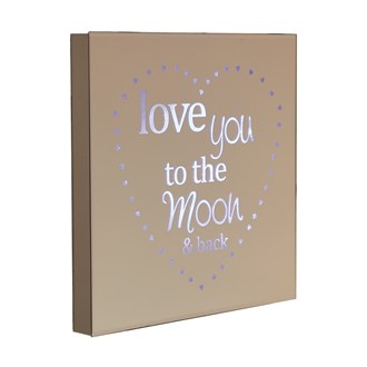 LED Christmas Mirror Plaque 35cm
