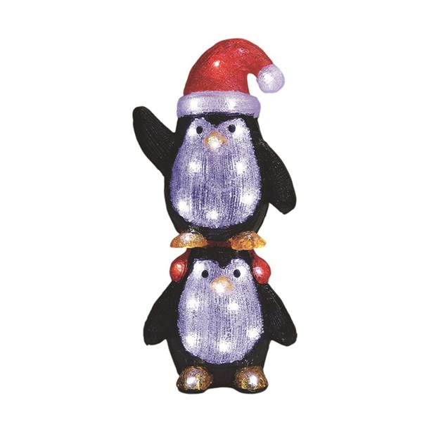 LED Outdoor Penguins 49cm (30 Lights)