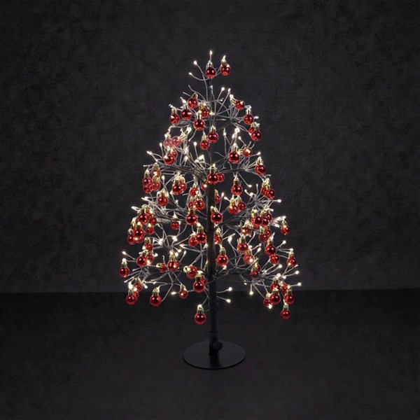 LED Red Bauble Tree 2ft 400L LED Red Bauble Tree 2ft 400L