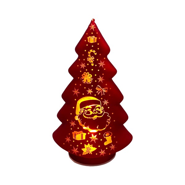 LED Red Tree 11x19cm LED Red Tree 11x19cm