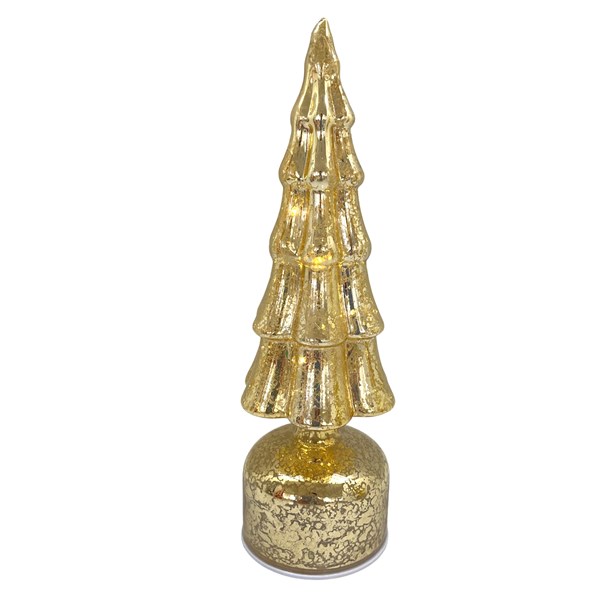 LED Rotating Tree Gold 42cm LED Rotating Tree Gold 42cm