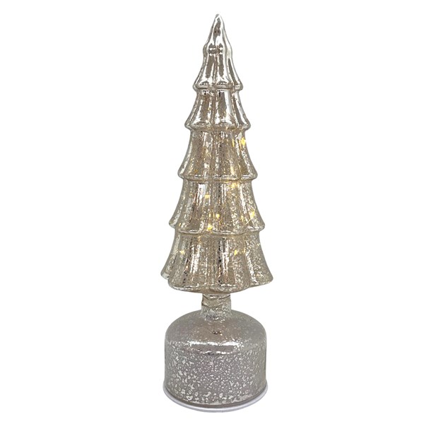 LED Rotating Tree Silver 42cm LED Rotating Tree Silver 42cm