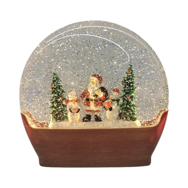 LED Santa Forest Spinner 19cm LED Santa Forest Spinner 19cm