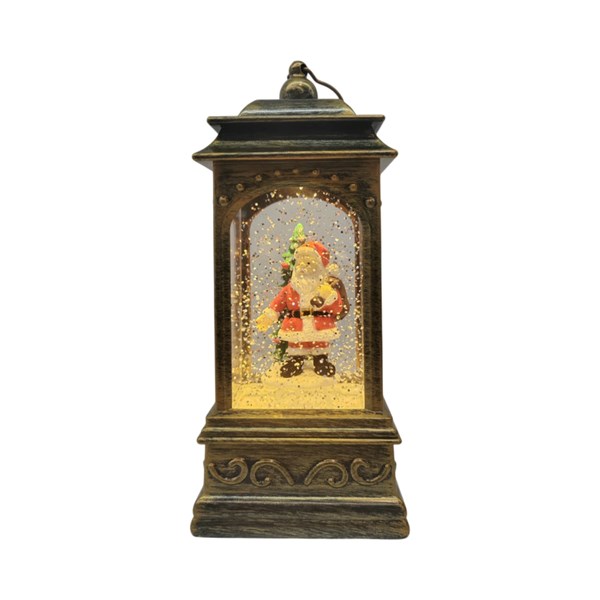LED Santa Lantern Spinner 21cm LED Santa Lantern Spinner 21cm