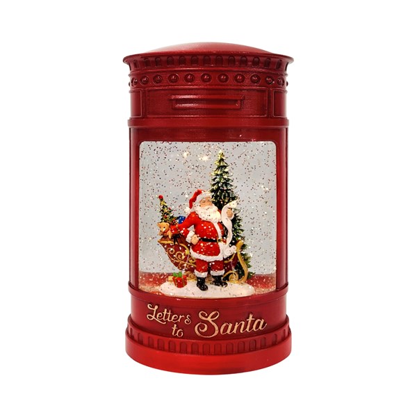 LED Santa Postbox Sp 23cm LED Santa Postbox Sp 23cm