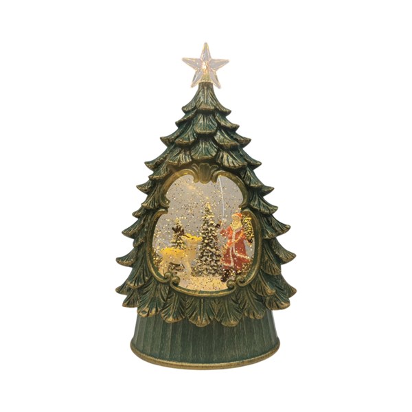 LED Santa Tree Spinner 26cm LED Santa Tree Spinner 26cm