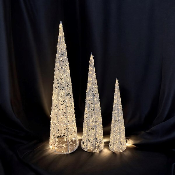 LED Set 3 Cones 60/80/100cm 300L LED Set 3 Cones 60/80/100cm 300L