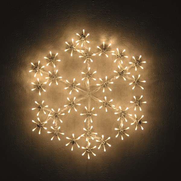 LED Snowflake 49.5cm (180 Lights) LED Snowflake 49.5cm (180 Lights)