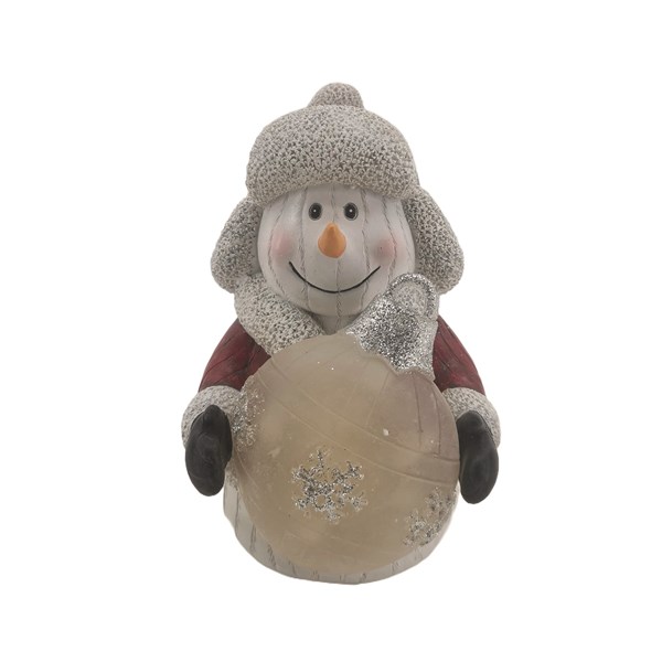 LED Snowman & Bauble 15cm LED Snowman & Bauble 15cm