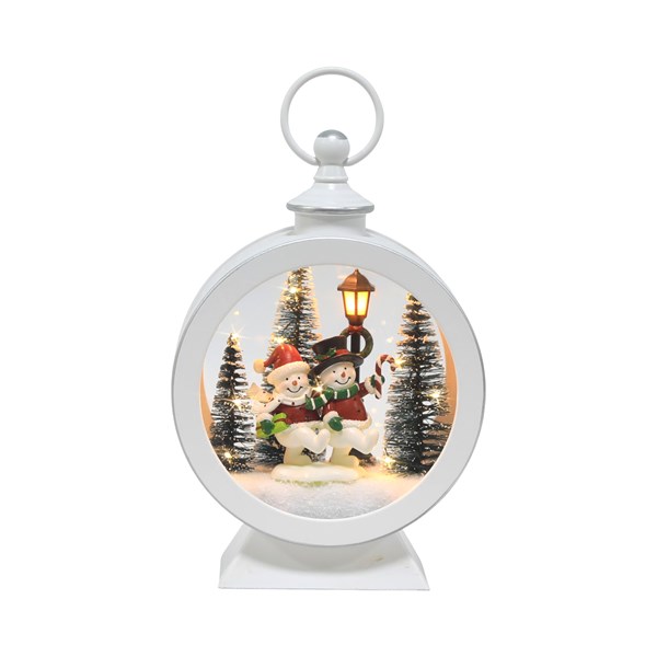 LED Snowman Lantern 16x25cm LED Snowman Lantern 16x25cm