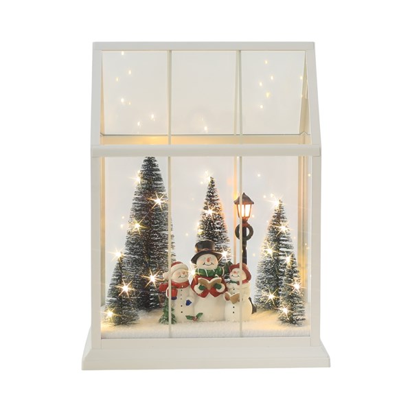 LED Snowman Lantern 25x33cm LED Snowman Lantern 25x33cm