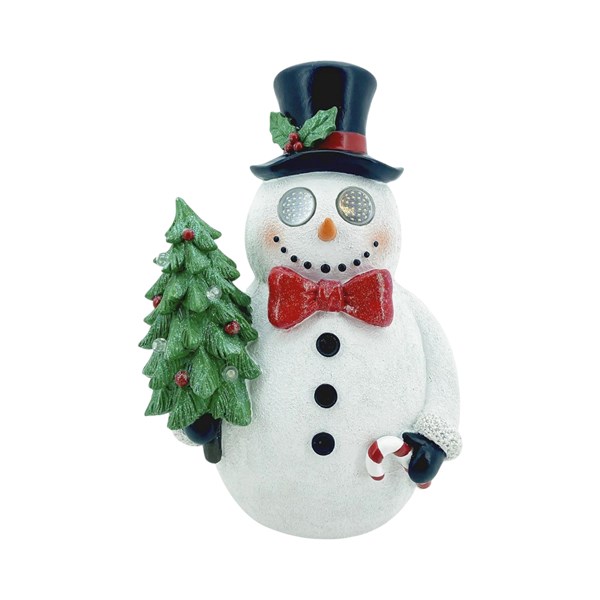 LED Snowman With Tree 22 x 34cm LED Snowman With Tree 22 x 34cm