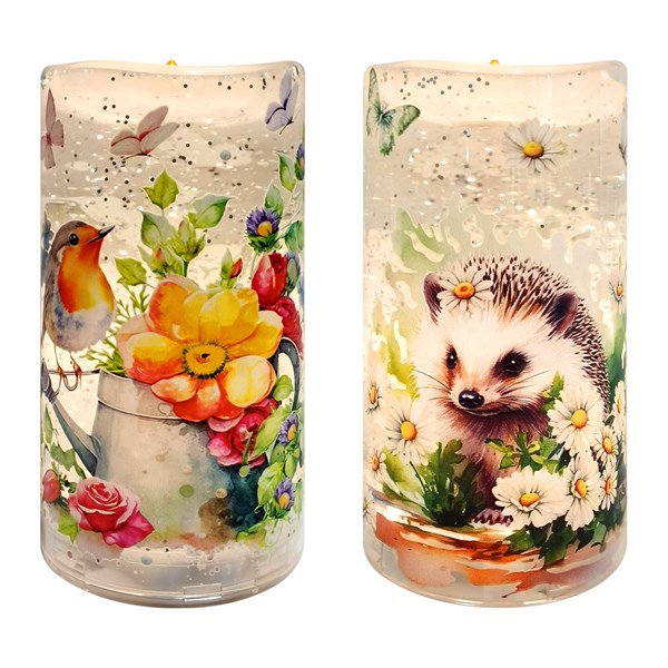 LED Spinner Candle 15cm 2 Assorted LED Spinner Candle 15cm 2 Assorted