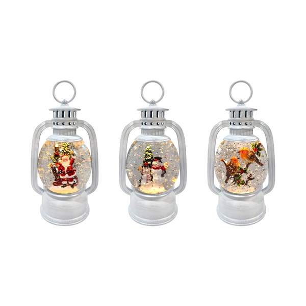 LED Spinner Lantern 19cm 3 Assorted LED Spinner Lantern 19cm 3 Assorted