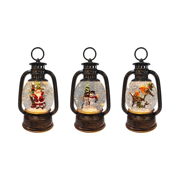 LED Spinner Lantern 19cm 3 Assorted LED Spinner Lantern 19cm 3 Assorted