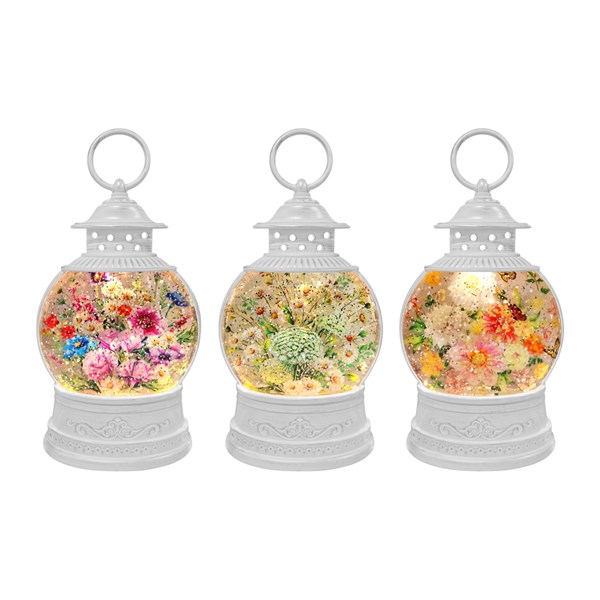 LED Spinner Lantern 23cm 3 Assorted LED Spinner Lantern 23cm 3 Assorted