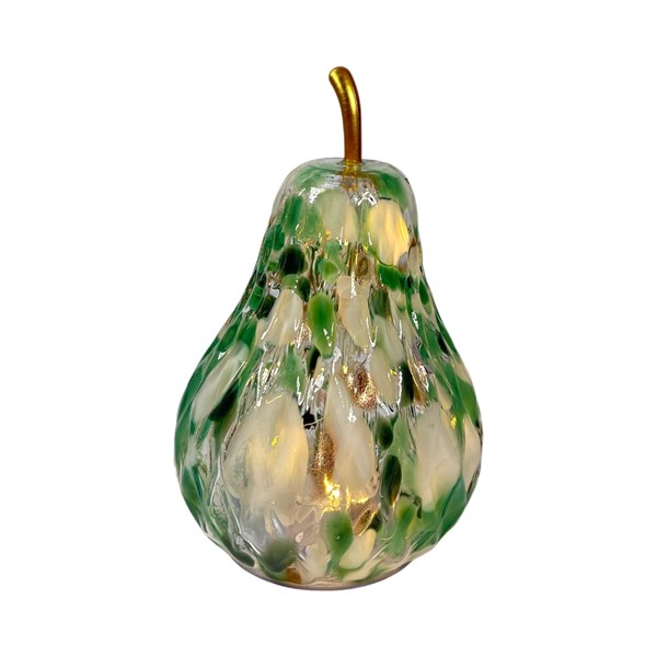 LED Spotted Pear Green 18cm LED Spotted Pear Green 18cm