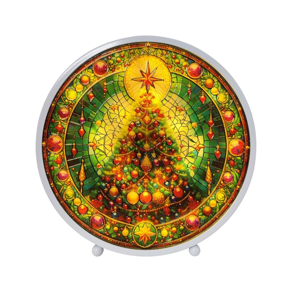 LED Stained Glass Tree 22x23cm LED Stained Glass Tree 22x23cm