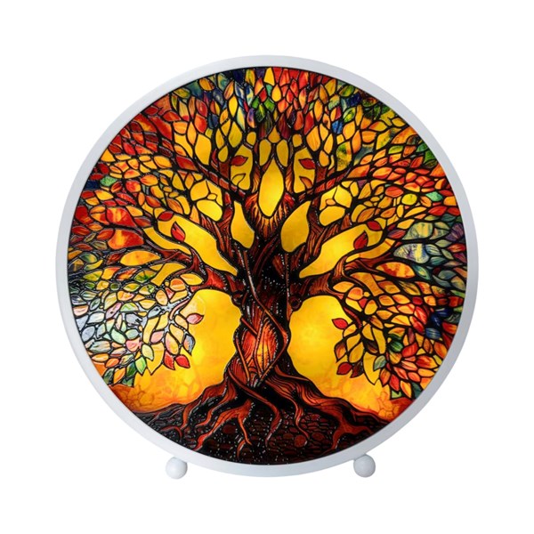 LED Stained Glass Tree 22x23cm LED Stained Glass Tree 22x23cm