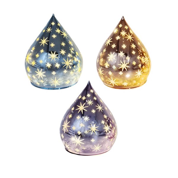 LED Star Teardrop 15cm 3 Assorted LED Star Teardrop 15cm 3 Assorted