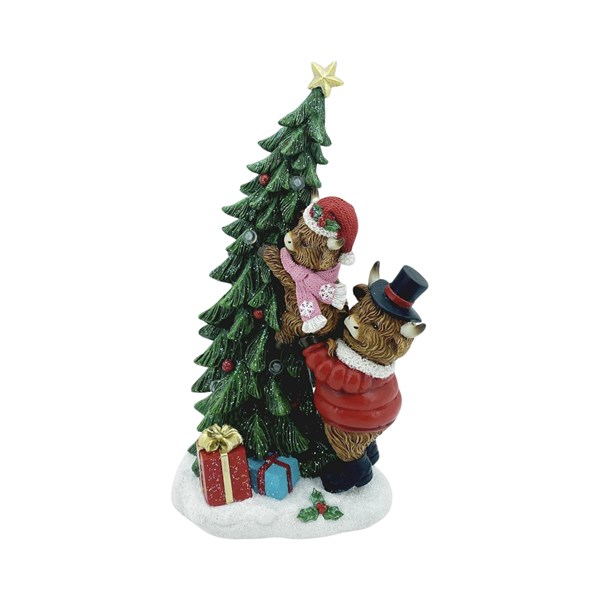 LED Tree With Highland 17 x 31cm LED Tree With Highland 17 x 31cm